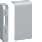 Hager SL200806D1 Endstück schnittkaschierend halogenfrei zu SL 20x80mm Dekor Aluminium 