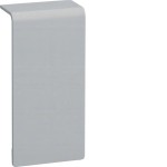 Hager SL200807D1 Schnittkaschierung halogenfrei zu Sockelleistenkanal SL 20x80mm Dekor Aluminium 