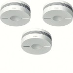 Hager TG553A Funk-Rauchwarnmelderset Komfort Q 3x TG550A IR Alarmstopp weiß 