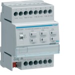 Hager TXM646R Heizungsaktor 6fach KNX easy mit Regler für 24/230V Stellantriebe Triac 