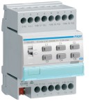 Hager TYM646R Heizungsaktor 6fach KNX mit Regler für 24/230V Stellantriebe Triac 