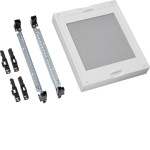 Hager UD21F2 Baustein univers N 300x250mm leer mit Klarsichtscheibe 