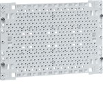 Hager UM00M0 Kunststoff-Montageplatte für Multimedia-Anwendungen 175x250mm 