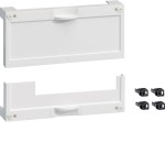 Hager UM00S1 Abdeckungenset für Multimedia Kit für Patch-Panel und für 3-fach-Steckdose 