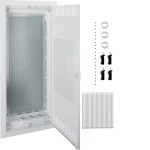 Hager VH48MMV Multimediaverteiler für Homeway Hohlwand 4-reihig geschlitzte Stahlblechtür 