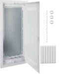 Hager VU48WWV Multimediaverteiler für Homeway Unterputz 4-reihig geschlitzte Kunststofftür 