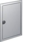 Hager VZ262N Blendrahmen Volta 2reihig mit Tür Edelstahl 