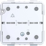 Hager WAC2010 Wandsender Matter mit Batterie, 1fach, Aufputz, A.x/C.x 