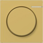 Hager WAC7061C08 Zentralstück für Drehdimmer, vernetzbar, A.x/C.x, gold metallisch 