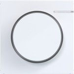 Hager WAC7061WG Zentralstück für Drehdimmer, vernetzbar, A.x/C.x, lichtweiß glänzend 