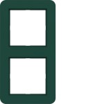 Hager WAD7200C07 Rahmen 2fach, C.1, jade, halbglänzend 