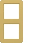 Hager WAD7200C08 Rahmen 2fach, C.1, gold, metallisch 