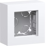 Hager WAD8111WG Gehäuse 1fach, flache Ausführung, AP, A.8, lichtweiß glänzend 