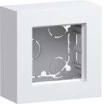 Hager WAD8111WM Gehäuse 1fach, flache Ausführung, AP, A.8, lichtweiß matt 