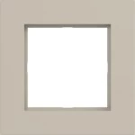 Hager WAD8120C01 LED-Rahmen 1fach, A.8, sand, matt 