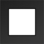 Hager WAD8120X07 LED-Rahmen 1fach, A.8, eclipse alu, gebürstetes Aluminium 