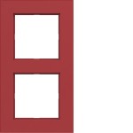 Hager WAD8200RG Rahmen 2fach, A.8, rot glänzend 