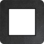 Hager WAD9120X11 LED-Rahmen 1fach, C.8, slate stone, geflammter Schiefer 