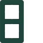Hager WAD9200C07 Rahmen 2fach, C.8, jade, halbglänzend 