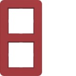 Hager WAD9200RG Rahmen 2fach, C.8, rot glänzend 
