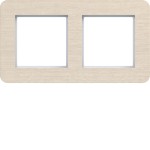 Hager WAD9200X12H Rahmen 2fach waagerecht, C.8, drift wood, Koto-Holz 