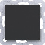 Hager WAF1001BM Blindverschluss mit Zentralstück, Ax/Cx, nachtschwarz matt 