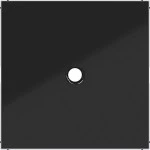 Hager WAF1048BG Zentralstück für Zugschalter/-taster, Ax/Cx, nachtschwarz glänzend 