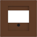 Hager WAF1104C03 Zentralstück mit Ausschnitt für TAE, Lautsprecher, USB, Ax/Cx, turf, matt 