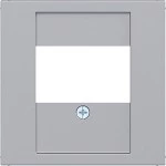 Hager WAF1106TA Zentralstück für TDO-Steckdose, Ax/Cx, titan metallisch, lackiert 