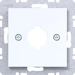 Hager WAF1171WG Zentralstück für Melde- u. Befehlsg. Ø 18,8 mm, Ax/Cx, lichtweiß gl 