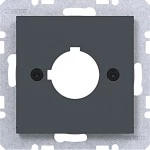 Hager WAF1172AT Zentralstück für Melde- u. Befehlsger. Ø 22,5mm, Ax/Cx, anthr mt la 