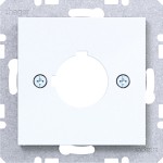 Hager WAF1172WG Zentralstück für Melde- u. Befehlsger. Ø 22,5mm,Ax/Cx, lichtweiß gl 