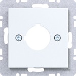 Hager WAF1172WM Zentralstück für Melde- u. Befehlsger. Ø 22,5mm, Ax/Cx, liweiß matt 