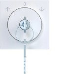 Hager WAF1320WM Z.-st. m. Schloss u. Tast-Rast f. Jal.-Schlüss., Schl. 0-St. abz.,Ax/Cx,lwß mt 