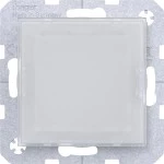 Hager WAF6582WG LED-Signallicht, weiße Beleuchtung, A.x/C.x, lichtweiß glänzend 