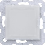 Hager WAF6584WG LED-Signallicht, rote/grüne Beleuchtung, A.x/C.x, lichtweiß glänzend 
