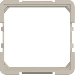 Hager WAF7091C01 Zwischenring für Zentralplatte 45 x 45 mm, A.x/C.x, sand, matt 