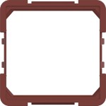 Hager WAF7091C05 Zwischenring für Zentralplatte 45 x 45 mm, A.x/C.x, carmin, halbglänzend 