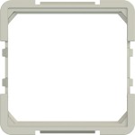 Hager WAF7091C15 Zwischenring für Zentralplatte 45 x 45 mm, A.x/C.x, pebble, matt 