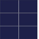 Hager WAK7016C06 Abdeckung für Tastsensor KNX Secure, 6fach, A.x/C.x, ocean, halbglänzend 