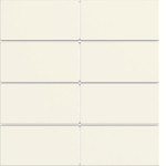 Hager WAK7018C11 Abdeckung für Tastsensor KNX Secure, 8fach, A.x/C.x, shell, matt 