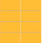 Hager WAK7018C16 Abdeckung für Tastsensor KNX Secure, 8fach, A.x/C.x, saffron, matt 