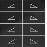 Hager WAK7138BG Abdeckung für Tastsensor KNX Secure, 8fach, Dimmer AUF/AB, A.x/C.x, n.schw. gl. 