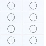 Hager WAK7148WG Abdeckung für Tastsensor KNX Secure, 8fach, EIN/AUS, A.x/C.x, lichtweiß glänzend 