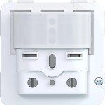 Hager WAN1061 Bewegungsmelder UP-Einsatz, Einbauhöhe 1,1 m, für A.x/C.x 