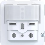 Hager WAN1062 Bewegungsmelder UP-Einsatz, Einbauhöhe 2,2 m, für A.x/C.x 