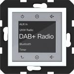 Hager WAN6111WM Radio Touch UP DAB+, Bluetooth, A.x/C.x, lichtweiß matt 