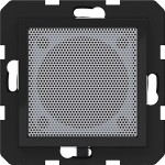 Hager WAN6211BG Lautsprecher für Radio Touch UP, A.x/C.x, nachtschwarz glänzend 