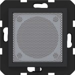 Hager WAN6211BM Lautsprecher für Radio Touch UP, A.x/C.x, nachtschwarz, matt 