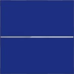 Hager WAN7010C14 Abdeckung für Taster, 1fach, A.x/C.x, cobalt, matt 